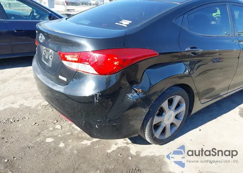 2013 Hyundai Elantra Limited из США, поврежденный, VIN KMHDH4AE5DU487993